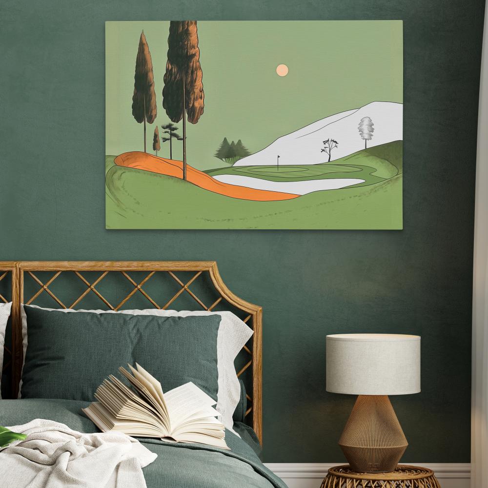 Sunday Golf - Luxury Wall Art