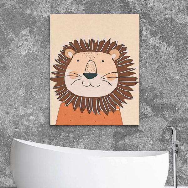 Sundown Lion in a room