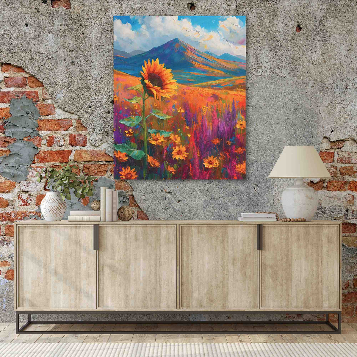 Sunflower Hills - Floral Art