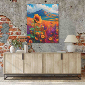 Sunflower Hills - Floral Art