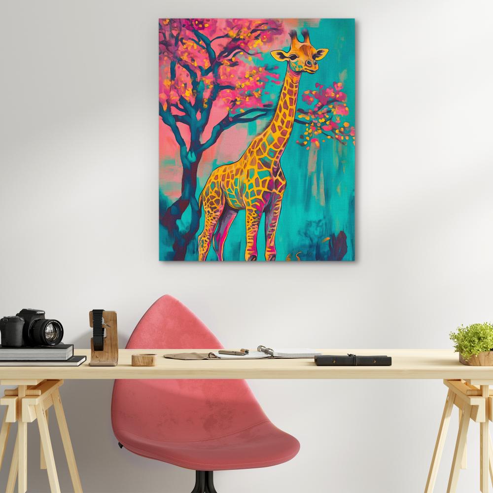 Sunlit Giraffe - Luxury Wall Art