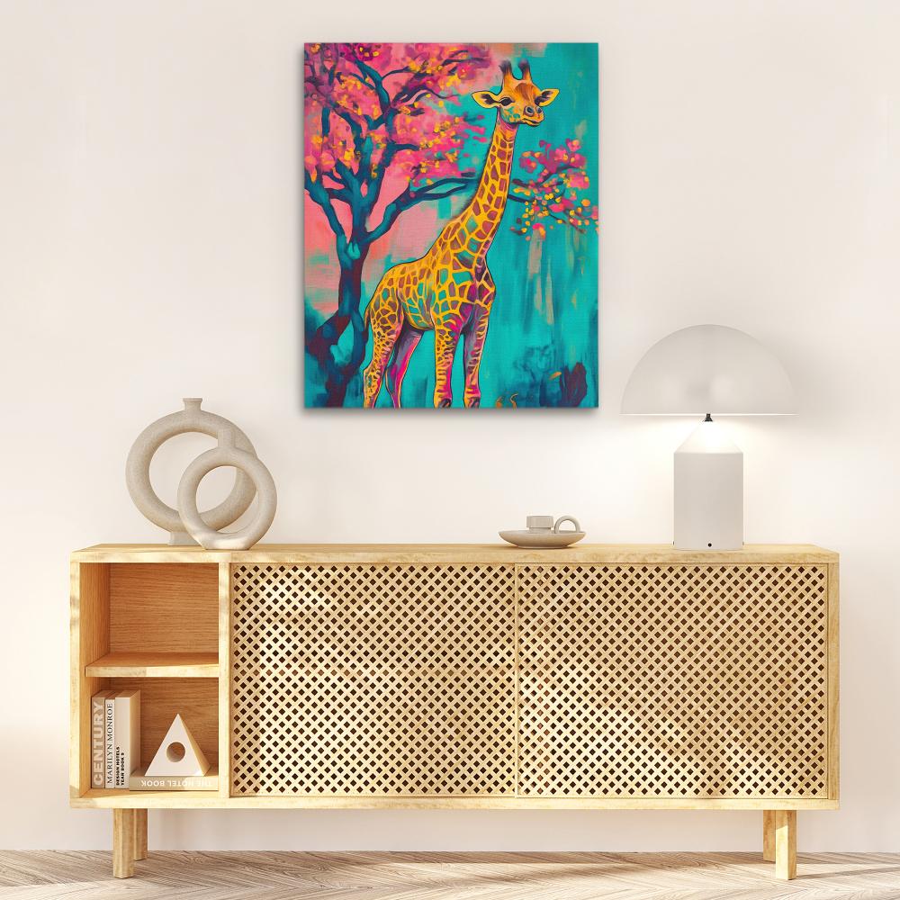 Sunlit Giraffe - Luxury Wall Art