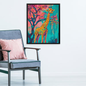 Sunlit Giraffe - Luxury Wall Art