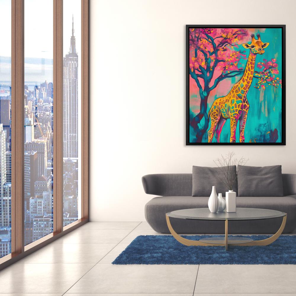 Sunlit Giraffe - Luxury Wall Art