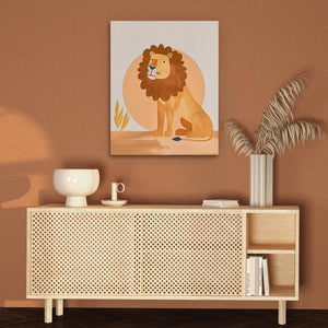 Sunset Lion - Luxury Wall Art