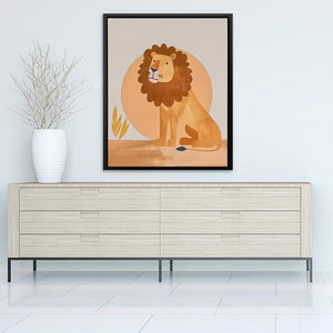 Sunset Lion - Luxury Wall Art