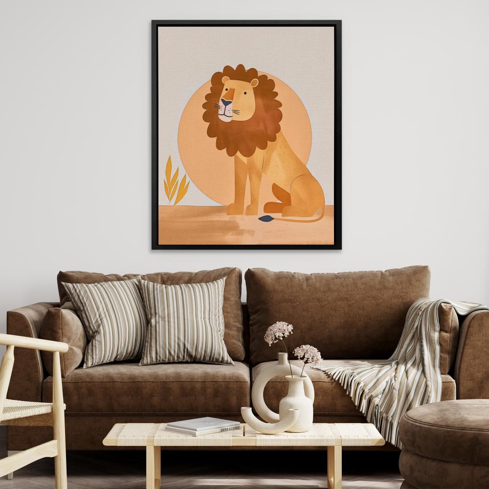 Sunset Lion - Luxury Wall Art