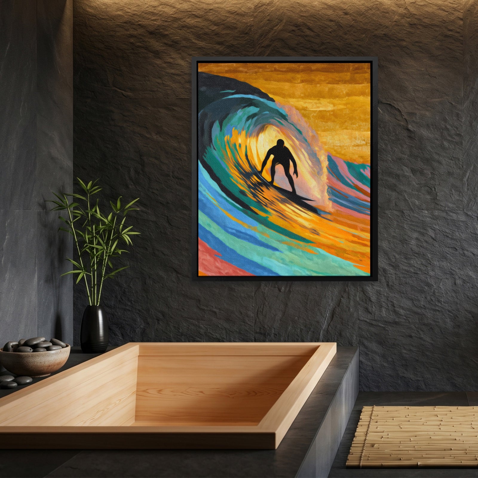 Surfer Constructivist Wave — Surfer Constructivist Wave Front Facing Portrait2 88
