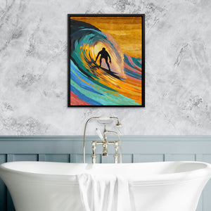 Surfer Constructivist Wave — Surfer Constructivist Wave Bathtub Granite Wall 34