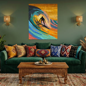 Surfer Constructivist Wave — Surfer Constructivist Wave Cozy Green Port 70