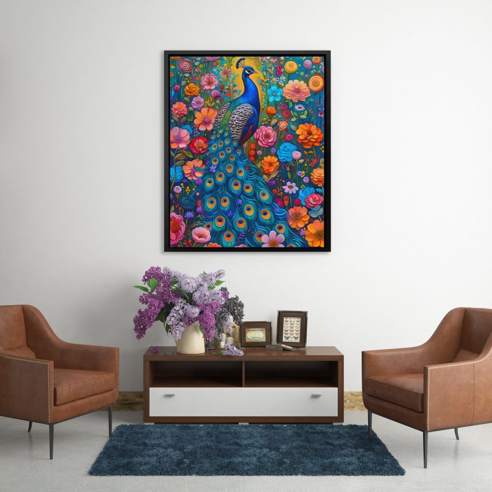 Surreal Peacock - Luxury Wall Art