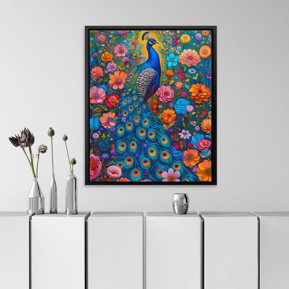 Surreal Peacock - Luxury Wall Art