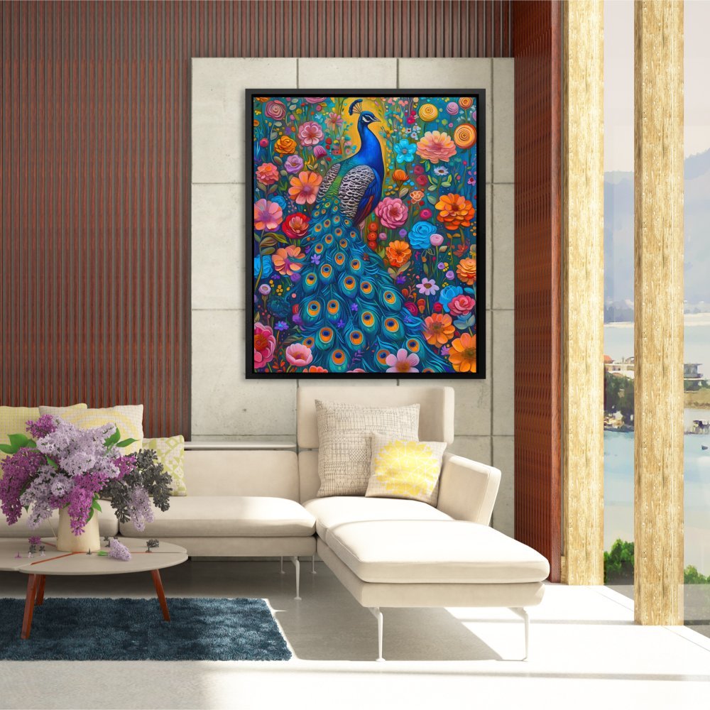 Surreal Peacock - Luxury Wall Art