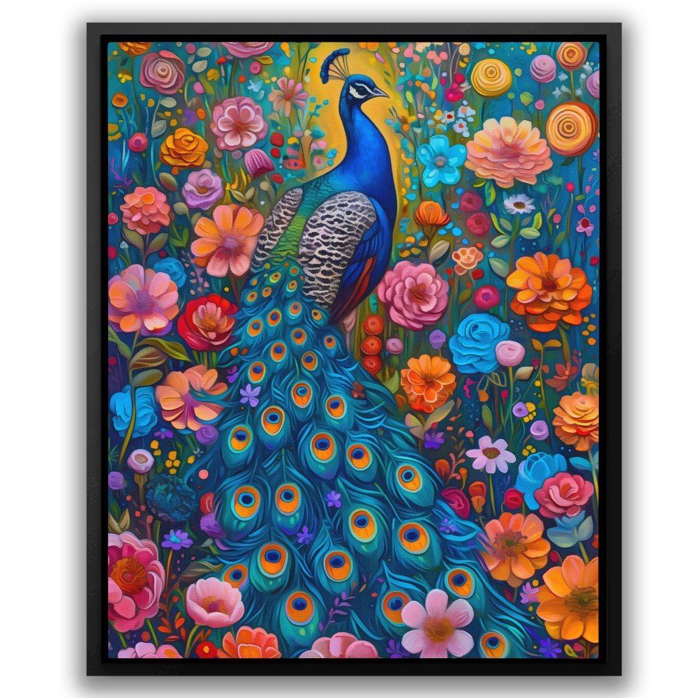 Surreal Peacock - Luxury Wall Art