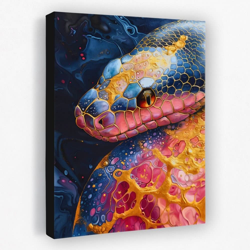 Surreal Snake - Animals Canvas Wall Art