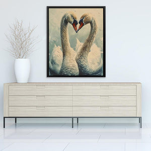 Swan Love - Luxury Wall Art