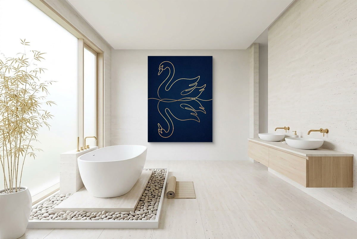 Swan Still Water - Luxury Wall Art