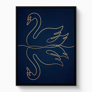 Swan Still Water - Luxury Wall Art