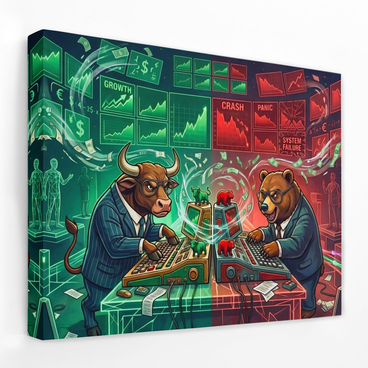 System Failure canvas wall art, room view
