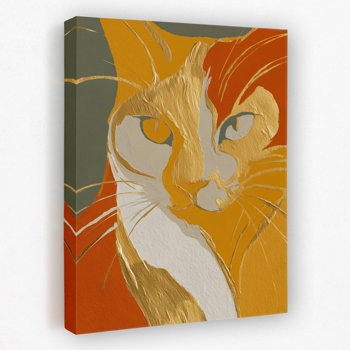 Tabby Autumn Fire - Luxury Wall Art