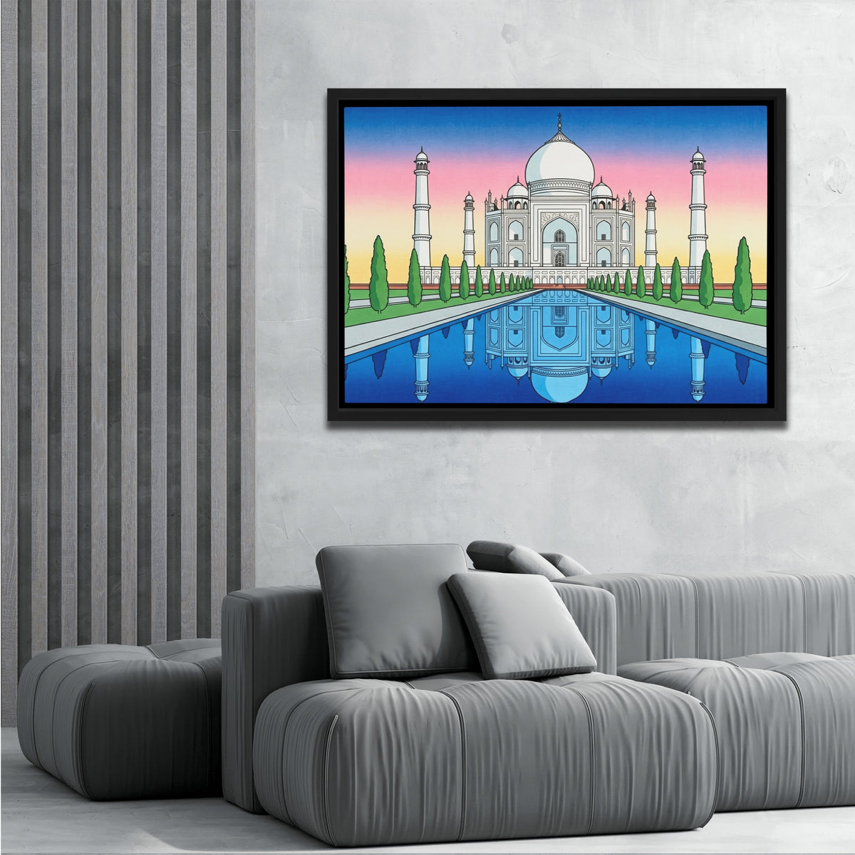 Taj Mahal Sunset Mirror — Taj Mahal Sunset Mirror grey room 2 land 335