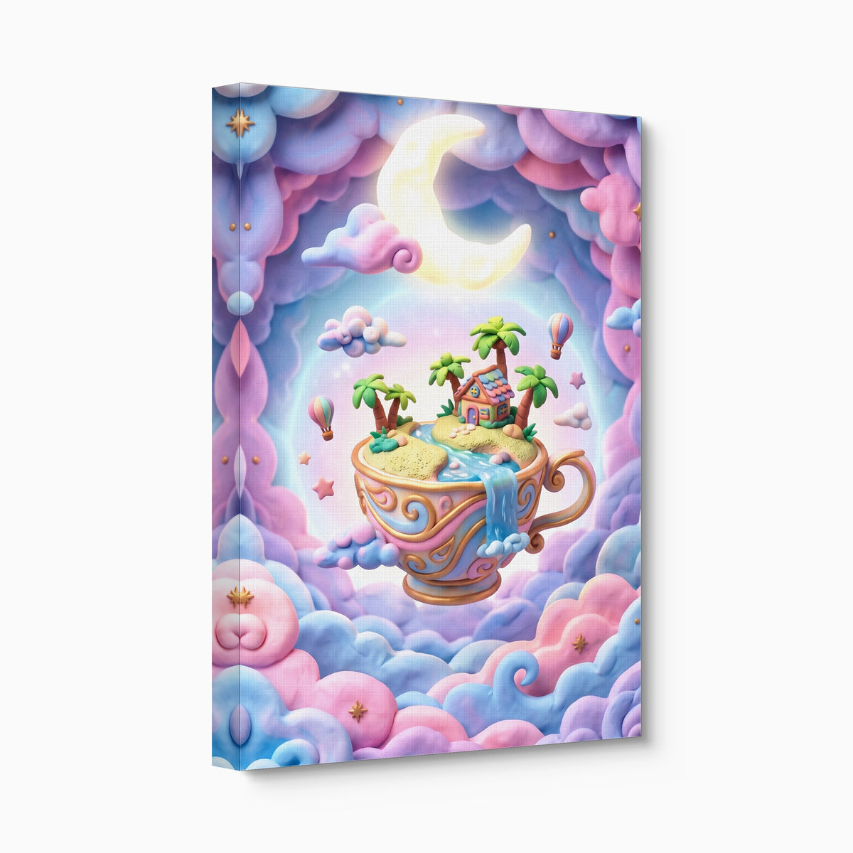Teacup Island Vista — teacup island vista angled flush print