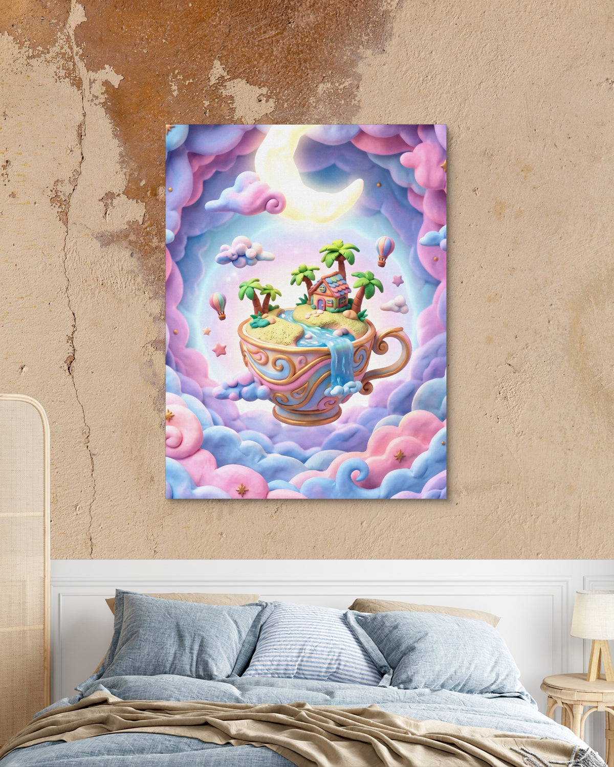Teacup Island Vista — teacup island vista psd mocha bedroom 1port flush print