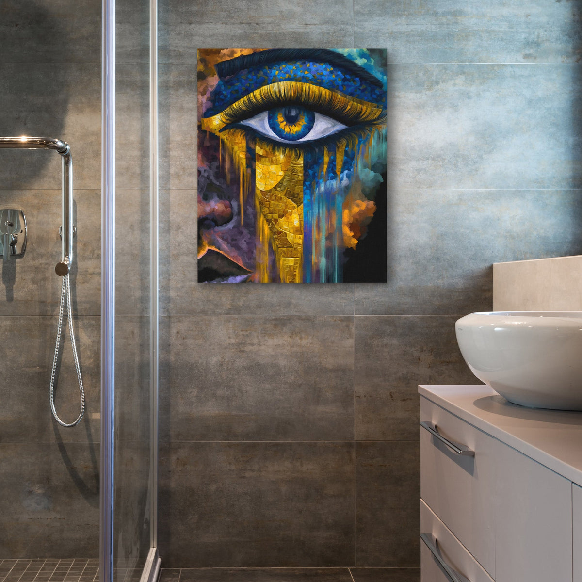 Tears of Hieroglyphs - Luxury Wall Art