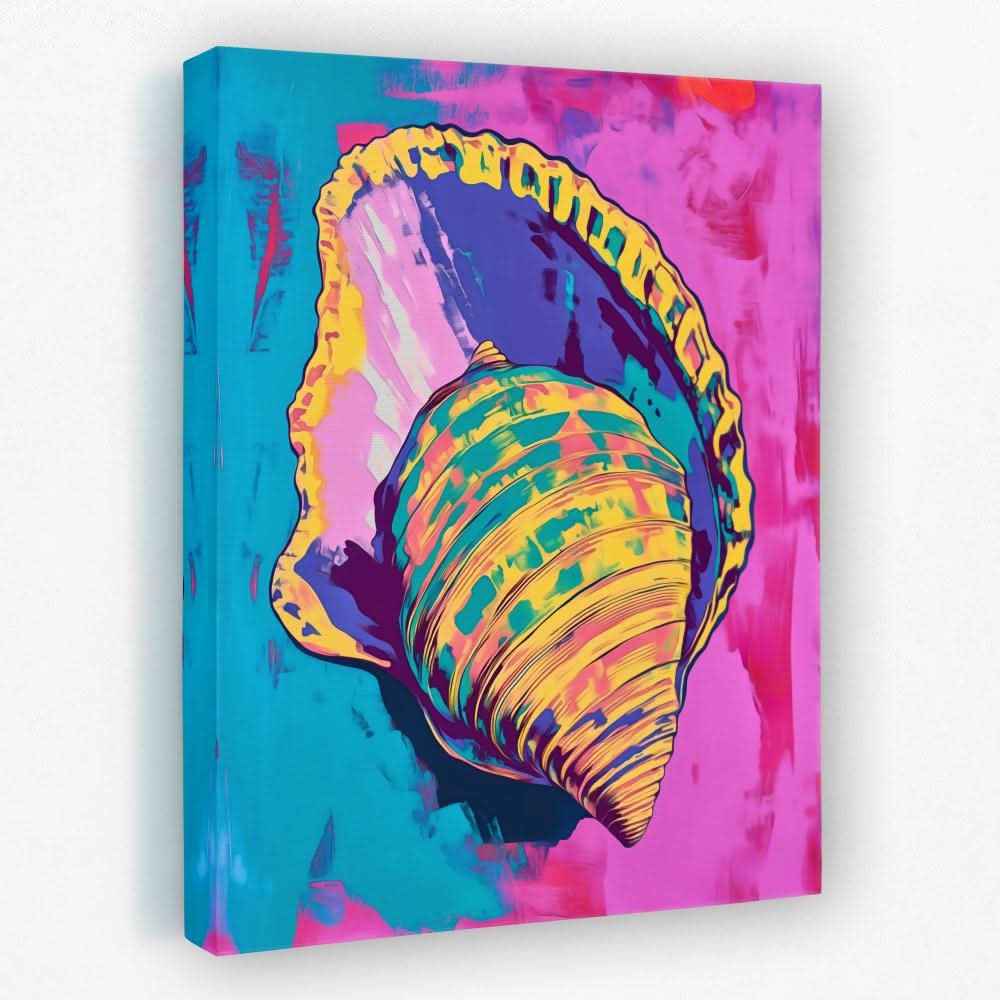 Technicolor Treasure - Coastal Canvas Wall Art