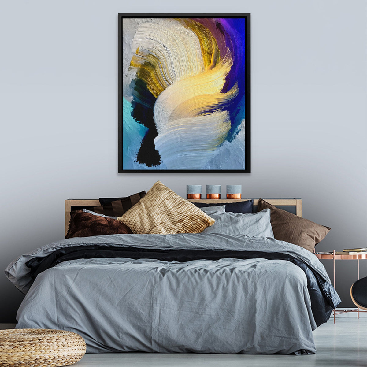 Tempest's Golden Wings - Luxury Wall Art
