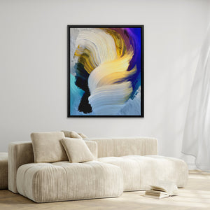 Tempest's Golden Wings - Luxury Wall Art