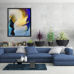 Tempest's Golden Wings - Luxury Wall Art