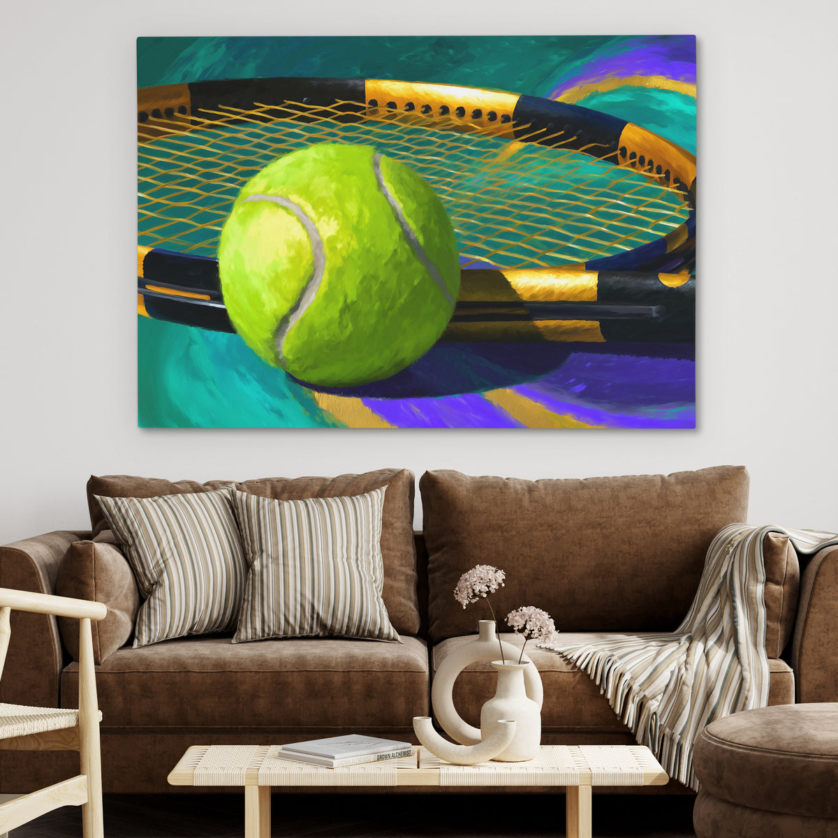 Tennis Ball Velocity - Luxury Wall Art