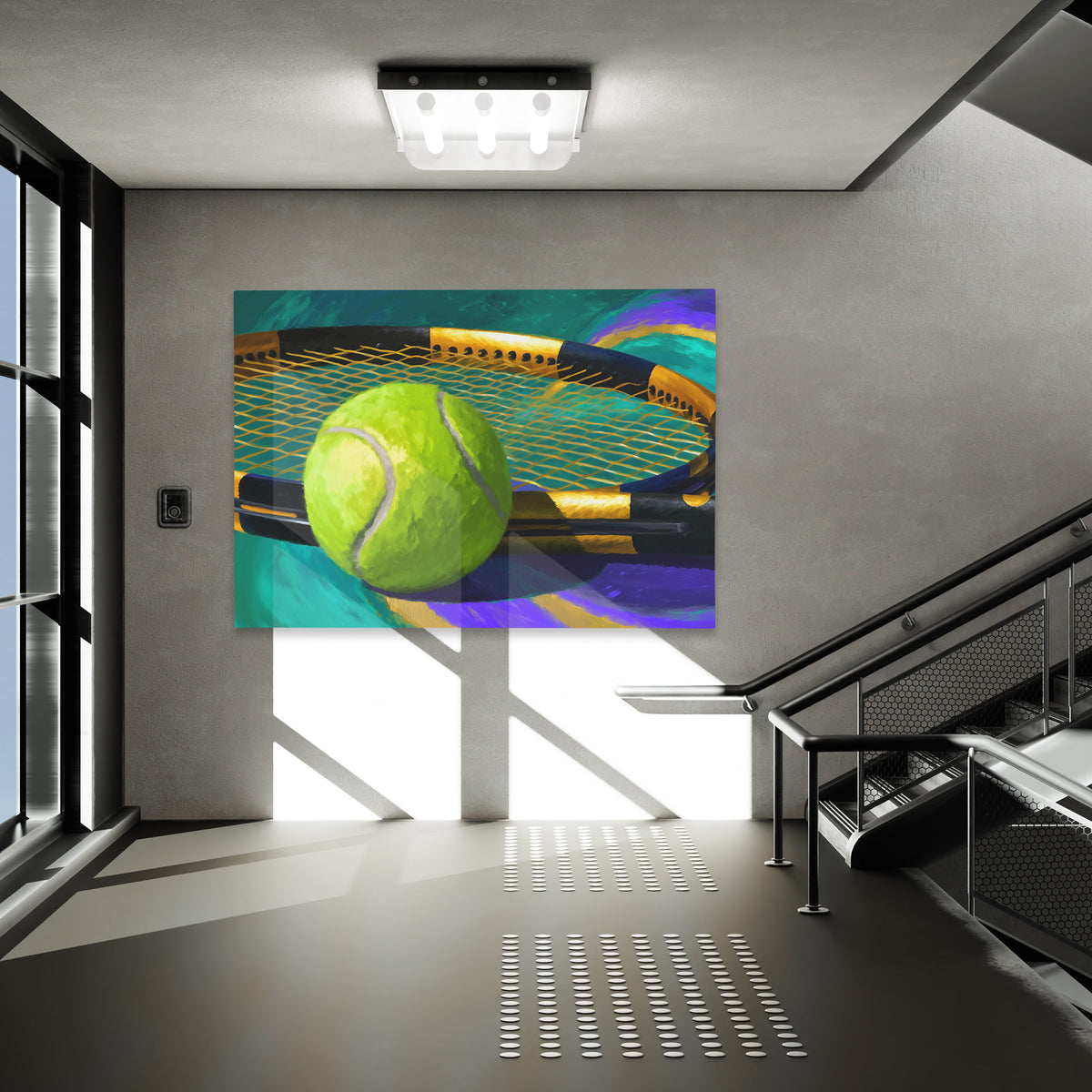 Tennis Ball Velocity - Luxury Wall Art