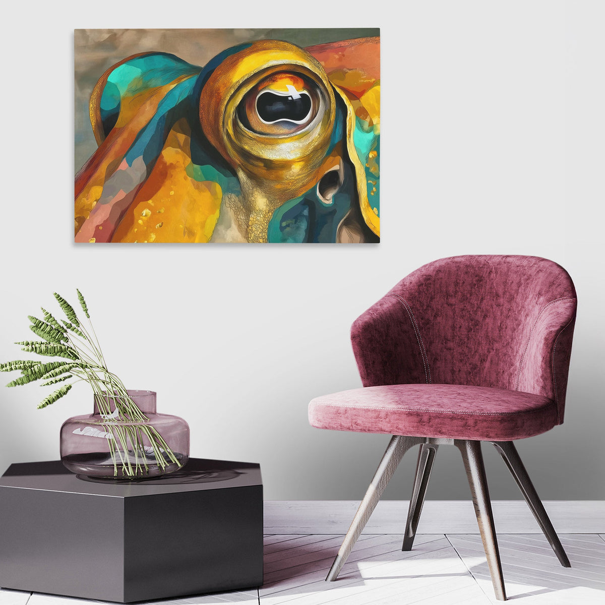 Tentacles in Amber - Luxury Wall Art