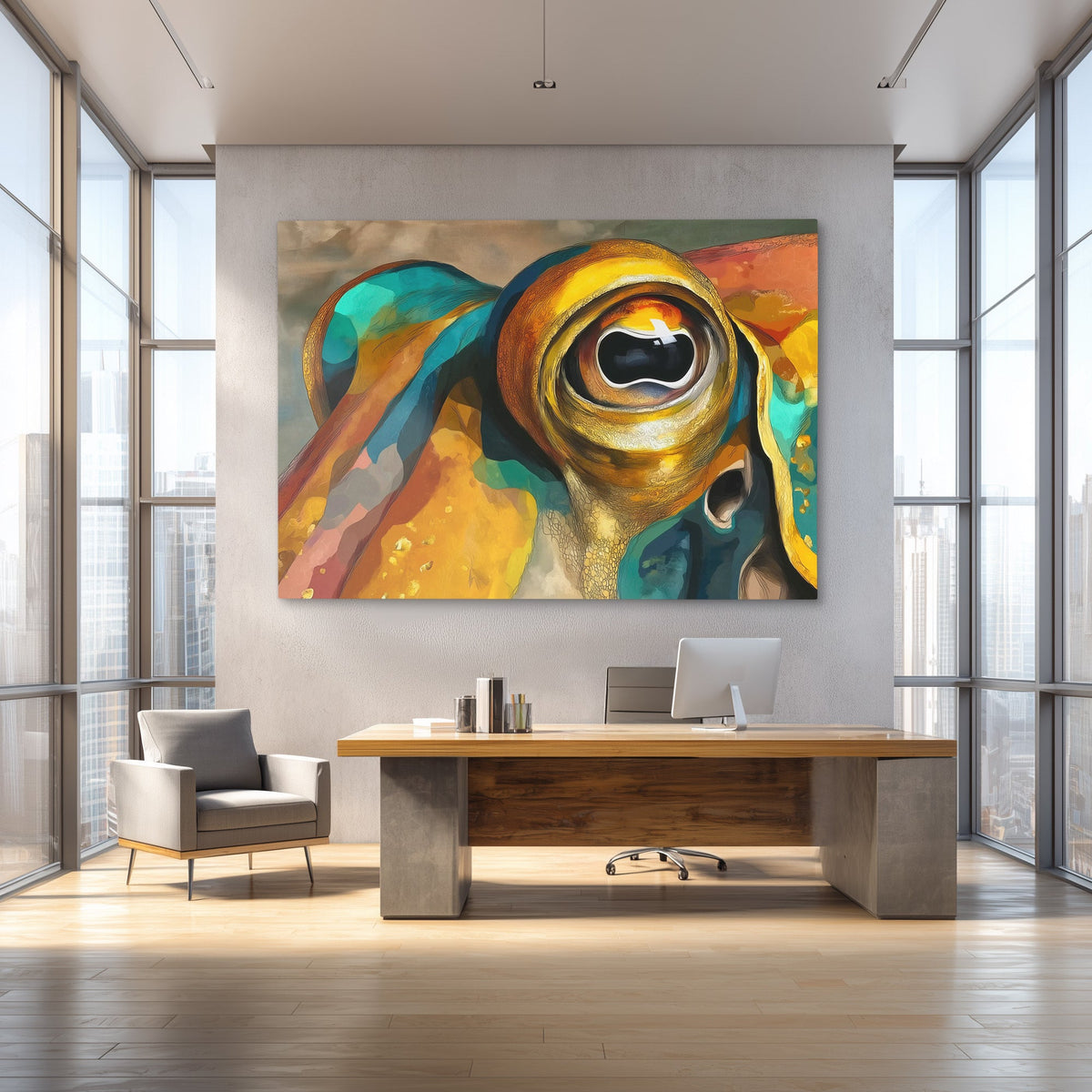 Tentacles in Amber - Luxury Wall Art