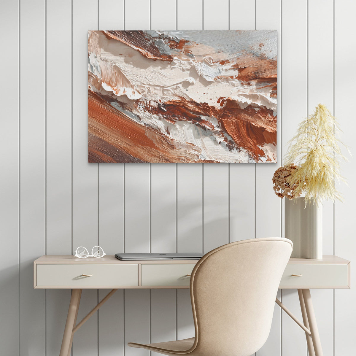Terracotta Turbulence - Luxury Wall Art