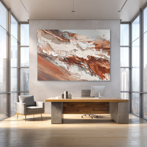 Terracotta Turbulence - Luxury Wall Art