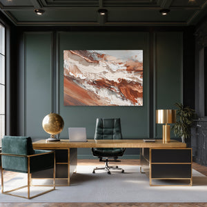 Terracotta Turbulence - Luxury Wall Art