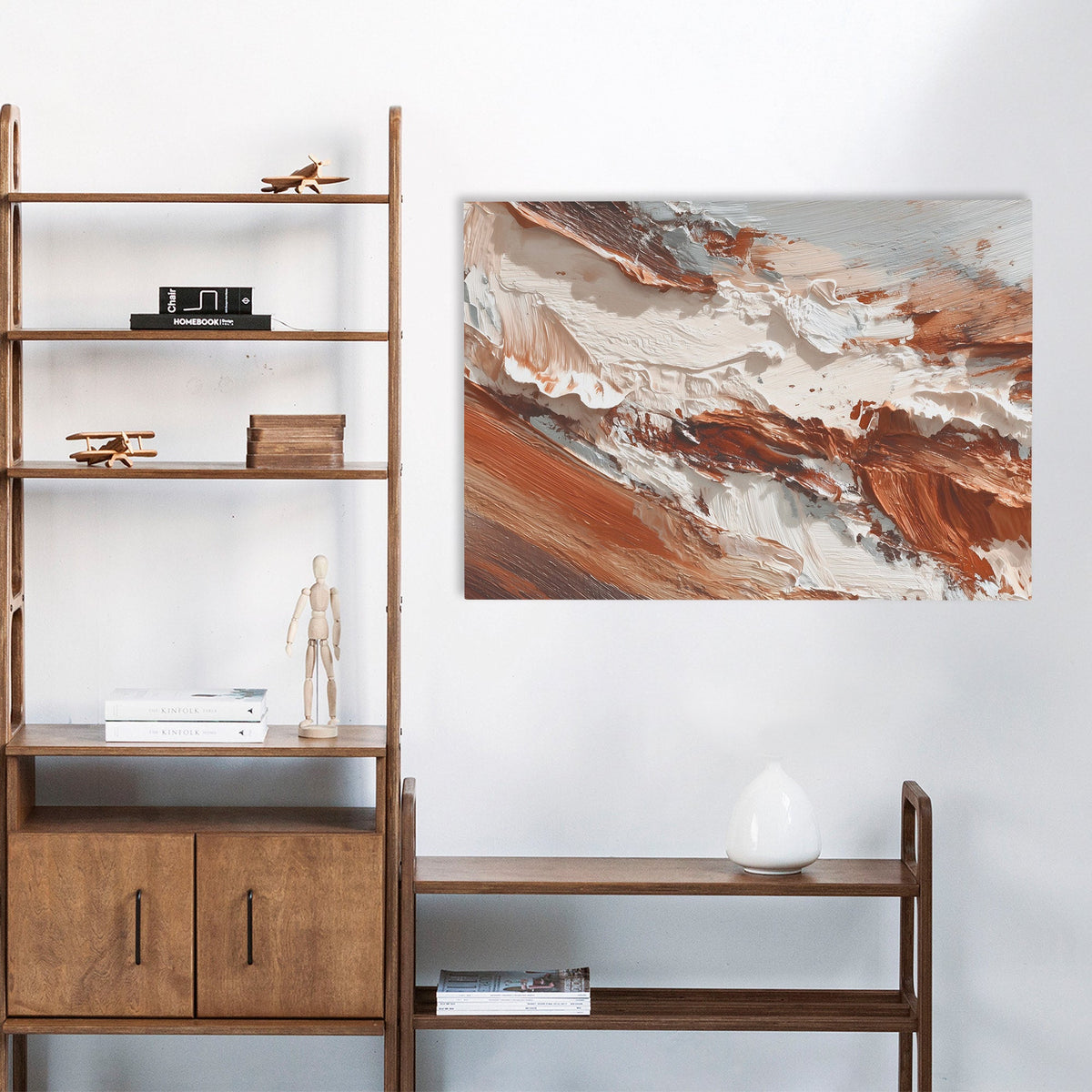 Terracotta Turbulence - Luxury Wall Art