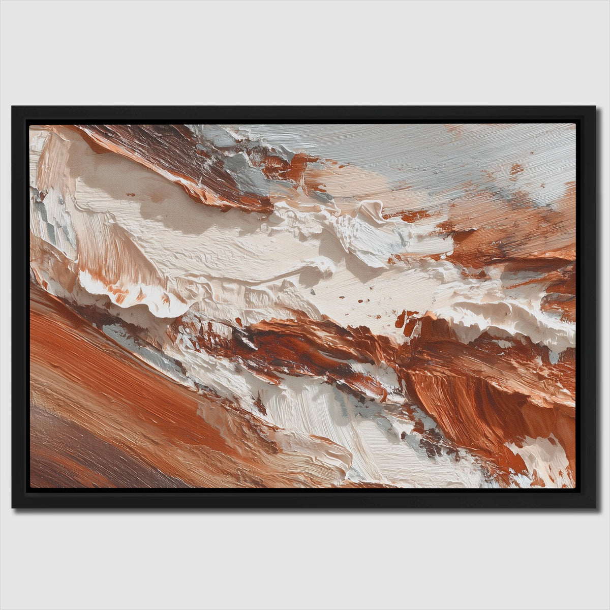 Terracotta Turbulence - Luxury Wall Art