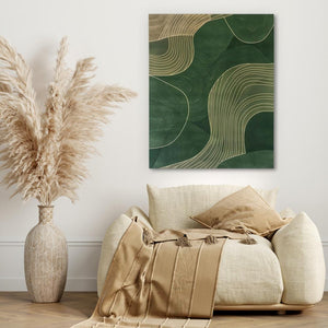 Textured Greens - Luxury Wall Art