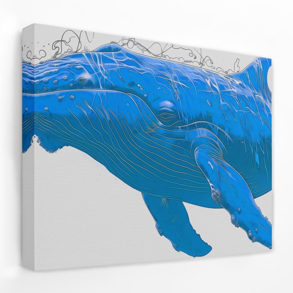 The Big Blue - Coastal Canvas Wall Art