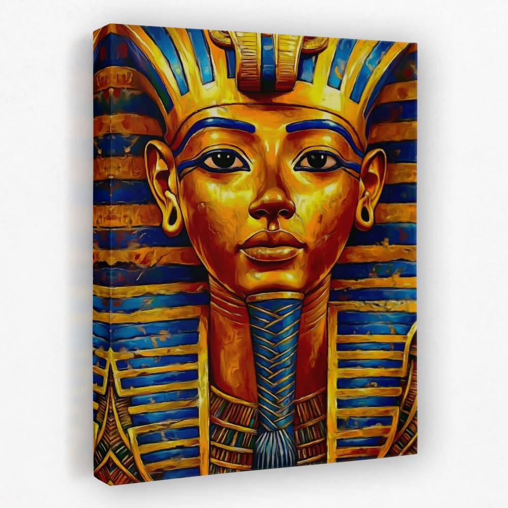 The Celestial Pharaoh - Egyptian Canvas Wall Art