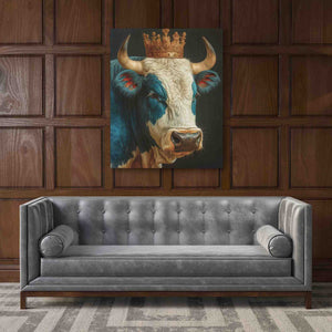 The Cow King - Luxury Wall Art