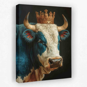 The Cow King - Luxury Wall Art