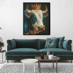 The Cow King - Luxury Wall Art