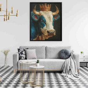 The Cow King - Luxury Wall Art