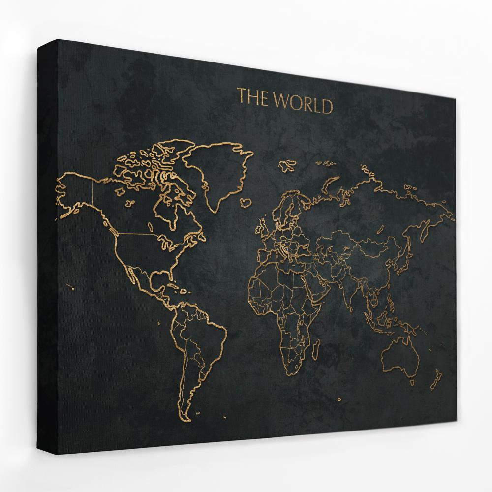 The World Map - Luxury Wall Art