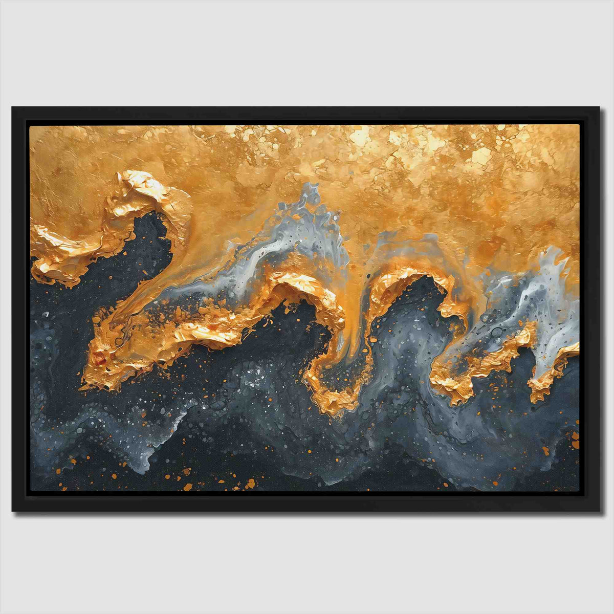 Thick Gold Paint - Luxury Wall Art
